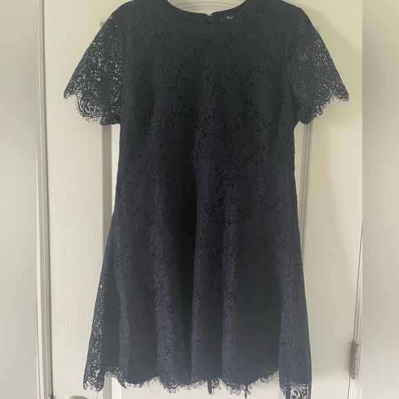 Madewell Navy Lace Dress - Picture 3 of 7